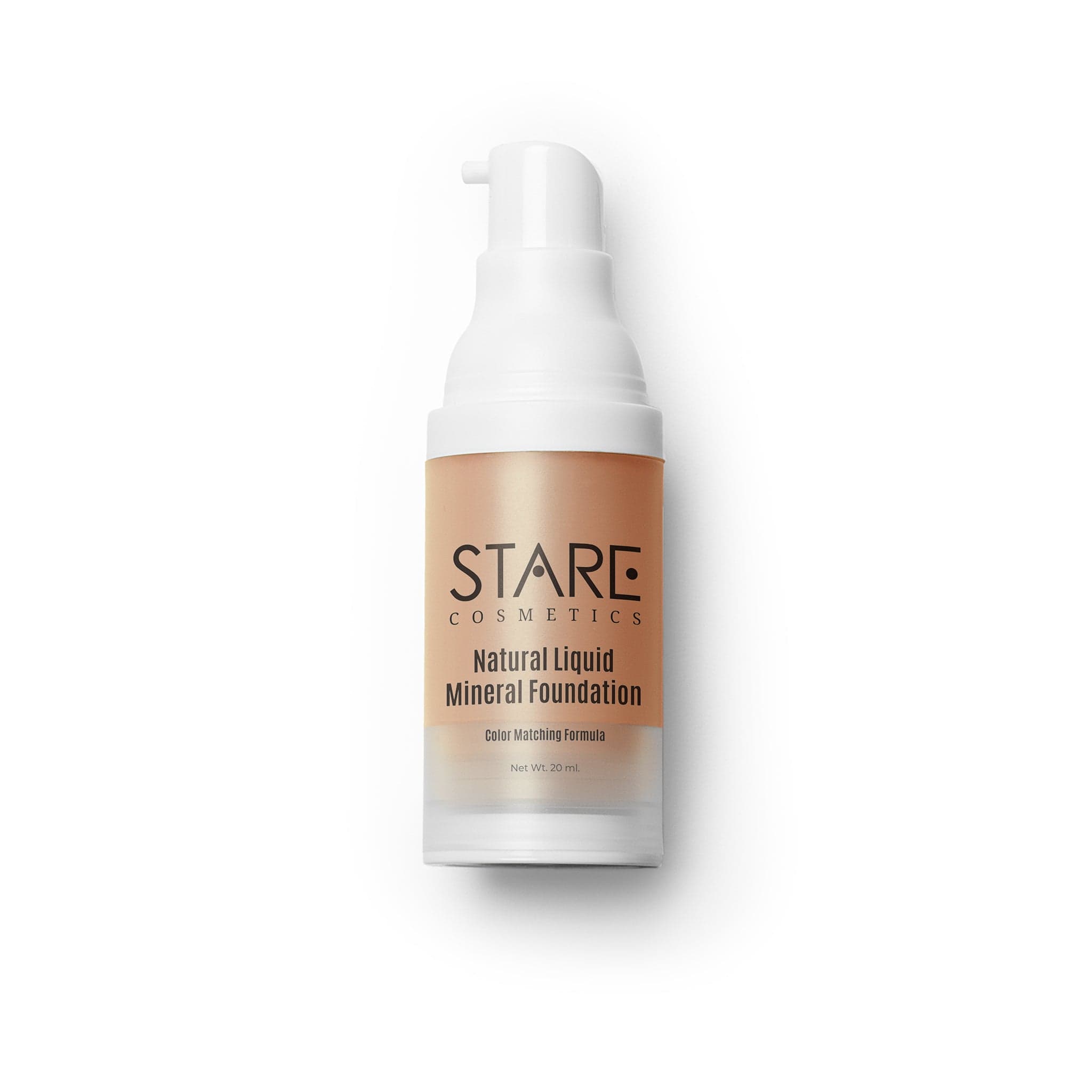 STARE Cosmetics Face Natural Liquid Mineral Foundation NLMFW4
