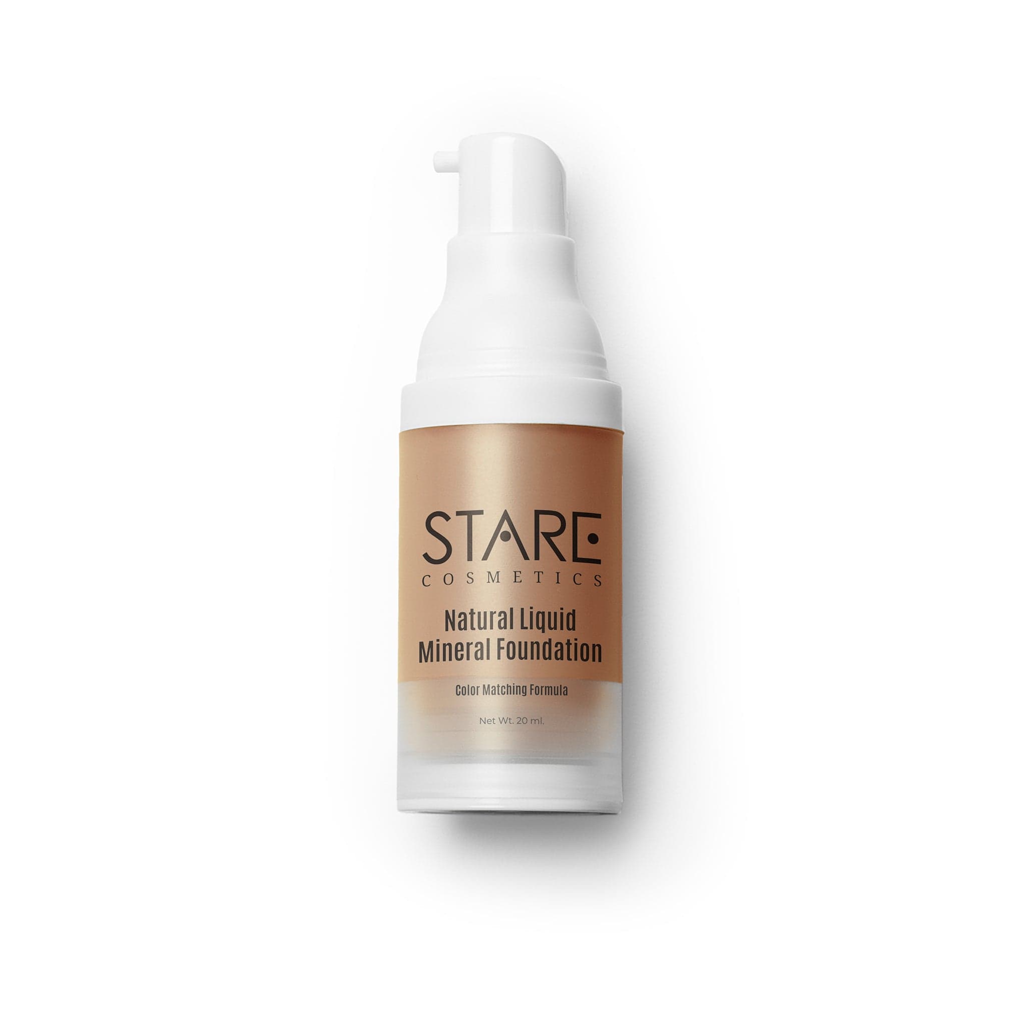 STARE Cosmetics Face Natural Liquid Mineral Foundation NLMFW5